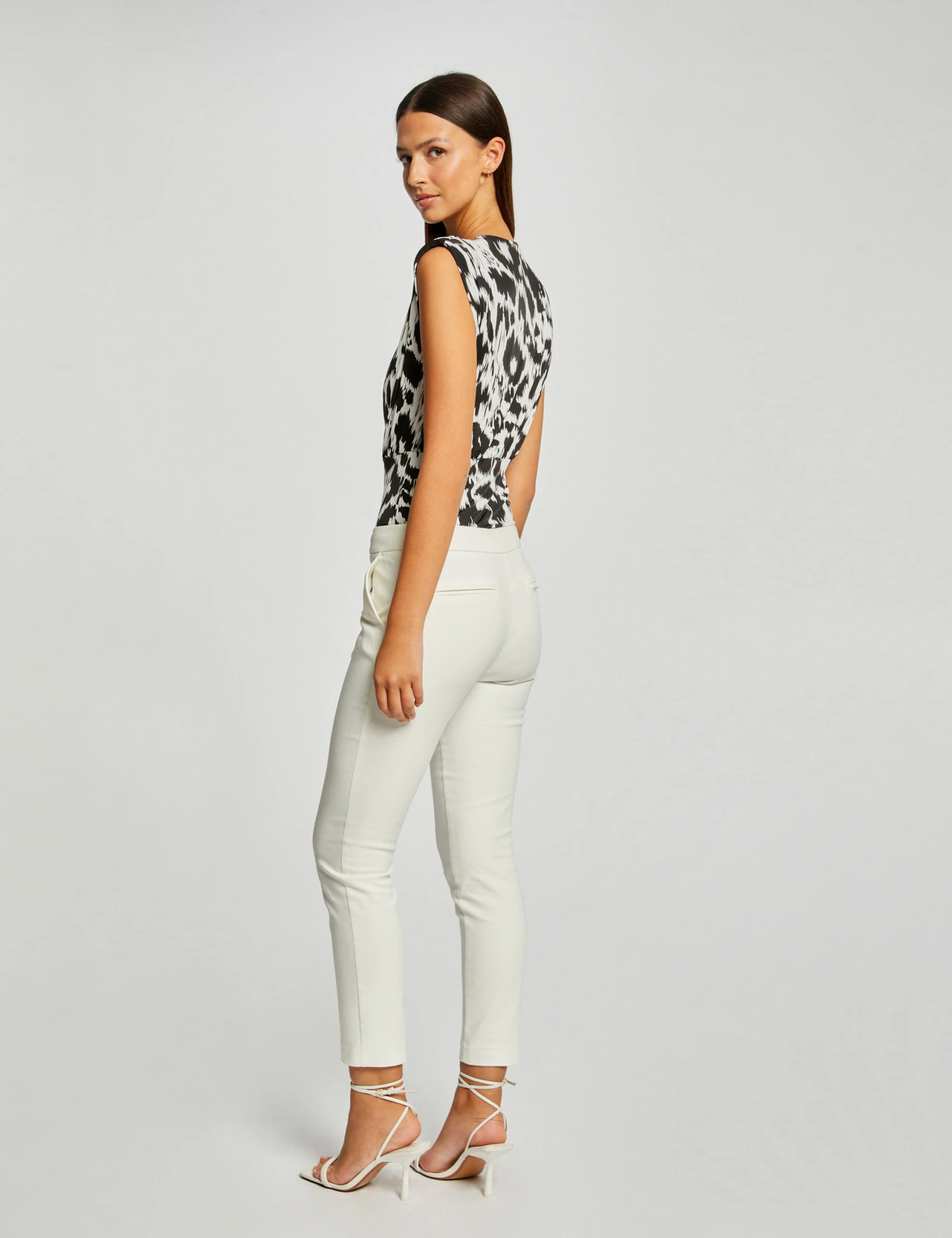 Débardeur à épaulettes Imprimé Abstrait Multico Femme – Image 2