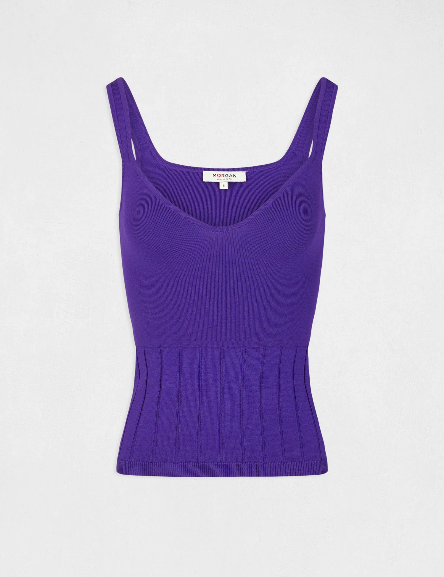 Débardeur Pull à Bretelles Violet Femme – Image 4