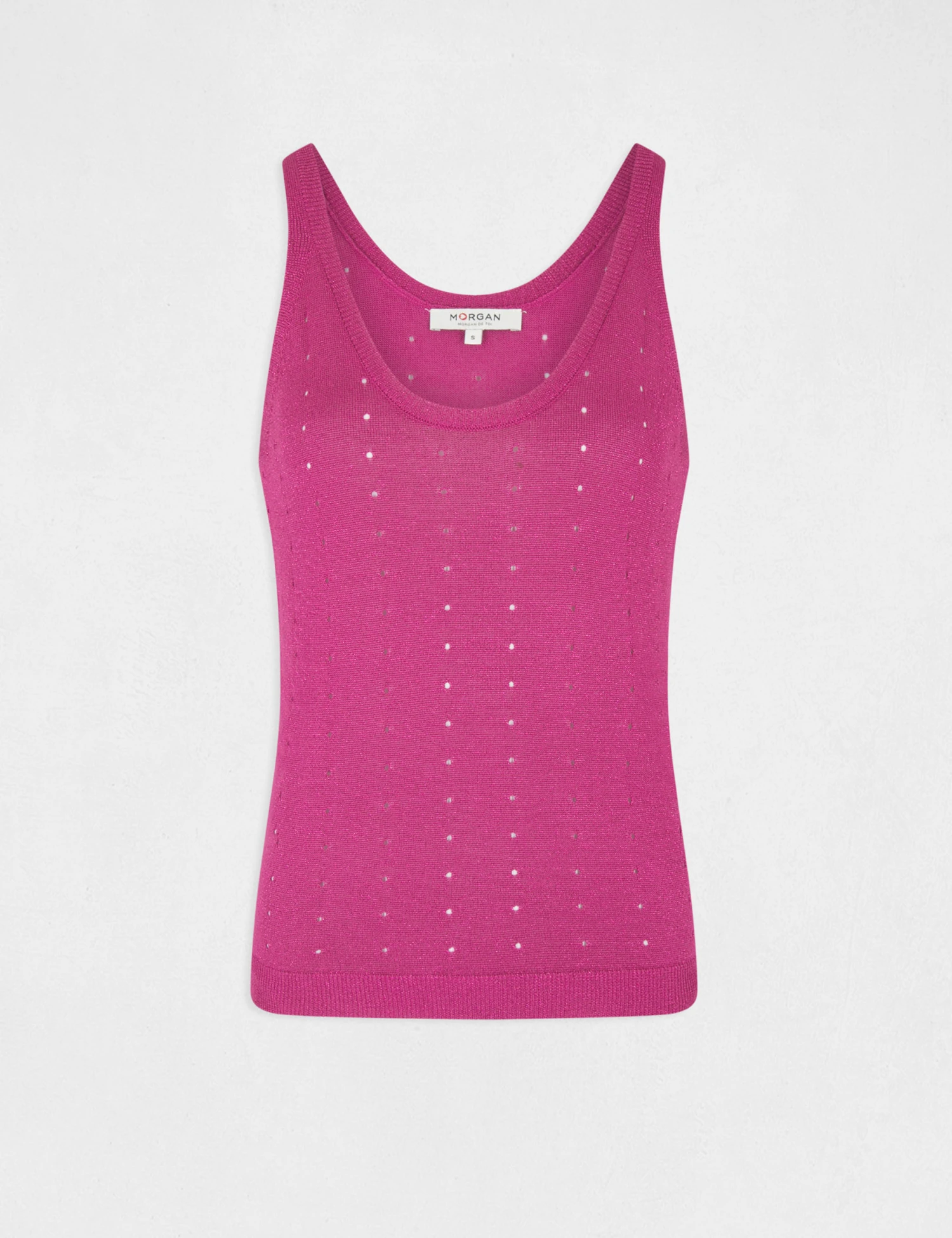 Débardeur Pull Avec Bretelles Framboise Femme – Image 4