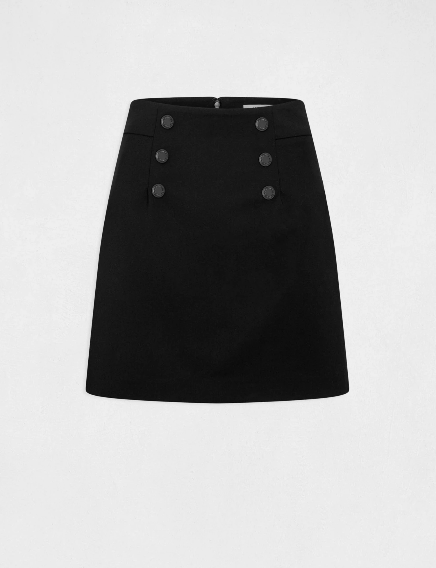 Jupe Droite à Pont Noir Femme – Image 5