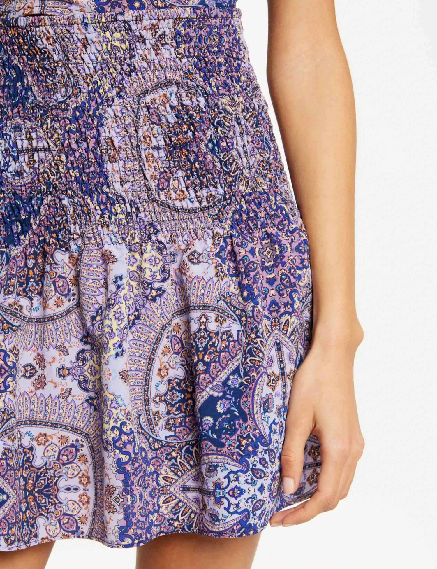 Jupe évasée Imprimé Cachemire Multico Femme – Image 5