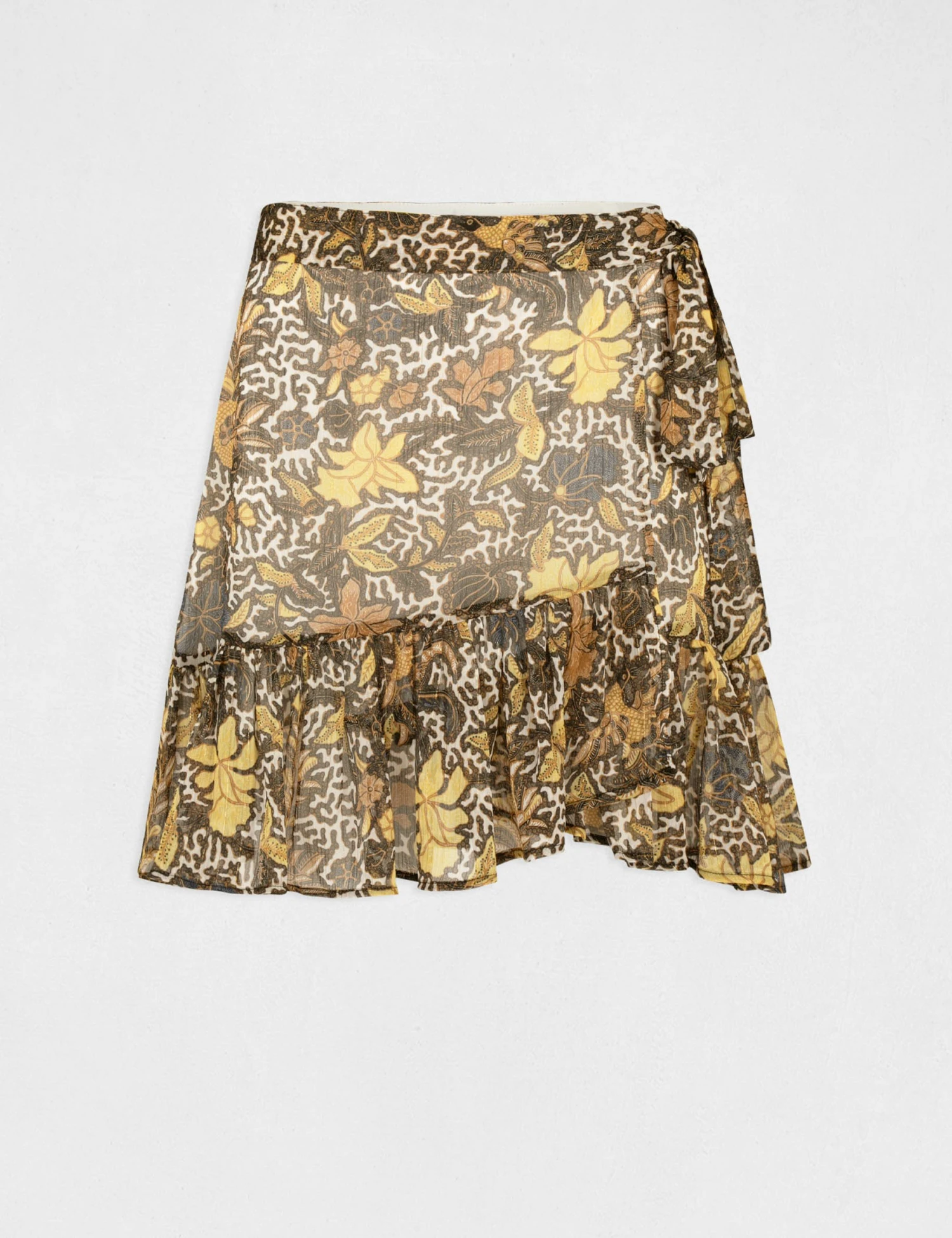 Jupe évasée Imprimé Végétal Multico Femme – Image 4