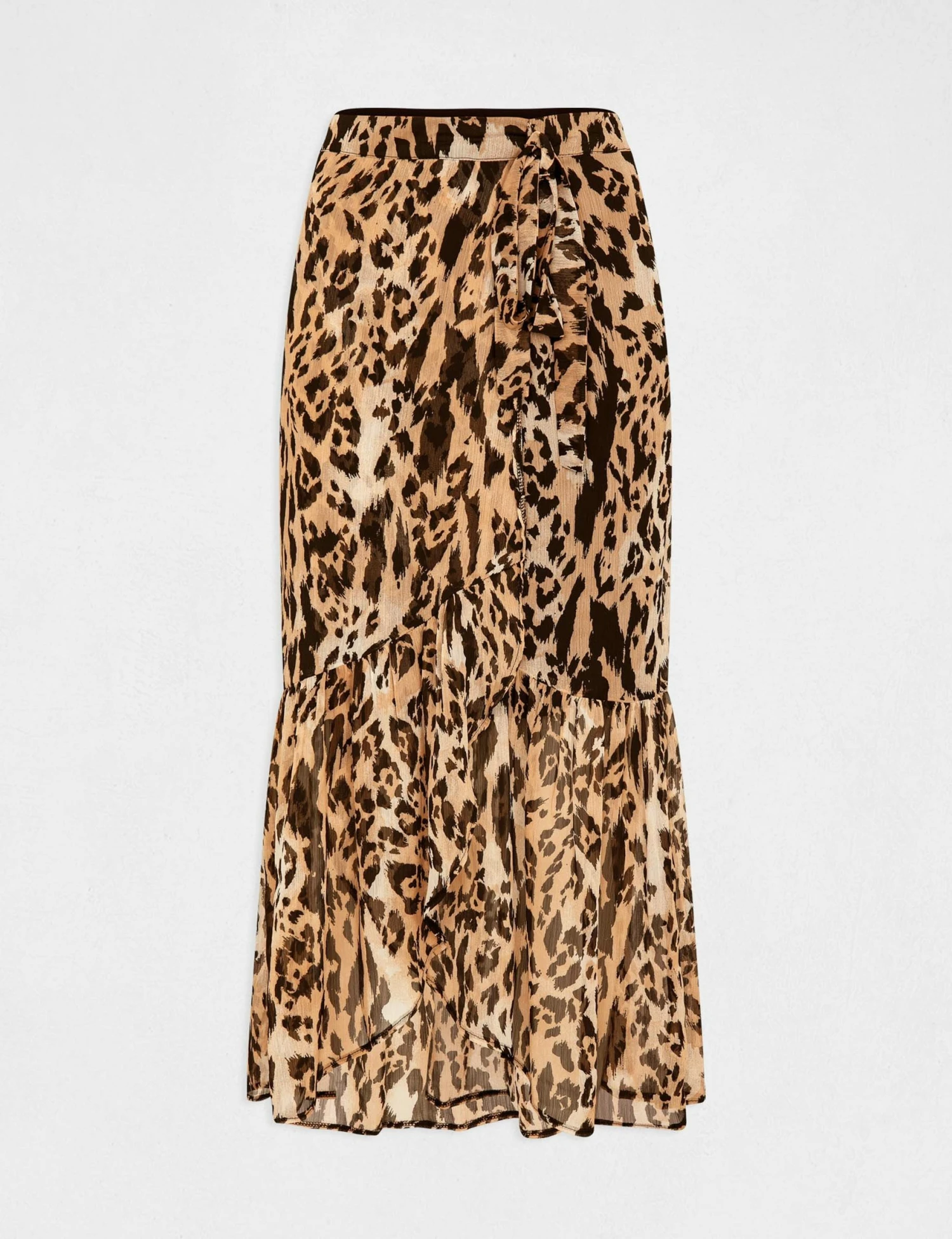 Jupe Longue Portefeuille Imprimée Multico Femme – Image 4