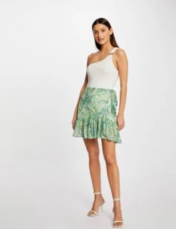 Jupe Portefeuille Imprimé Cachemire Multico Femme