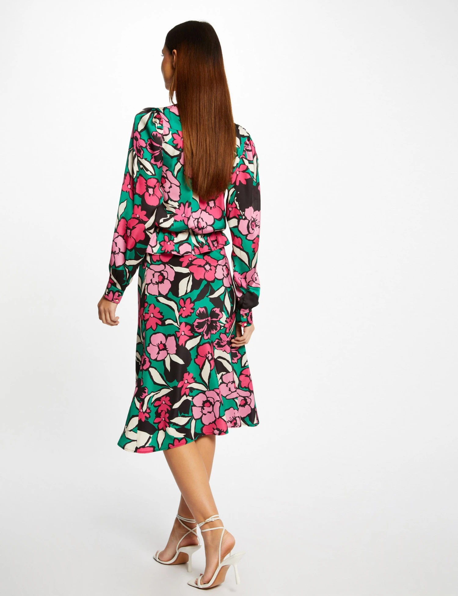 Jupe Trapèze Imprimé Floral Multico Femme – Image 2