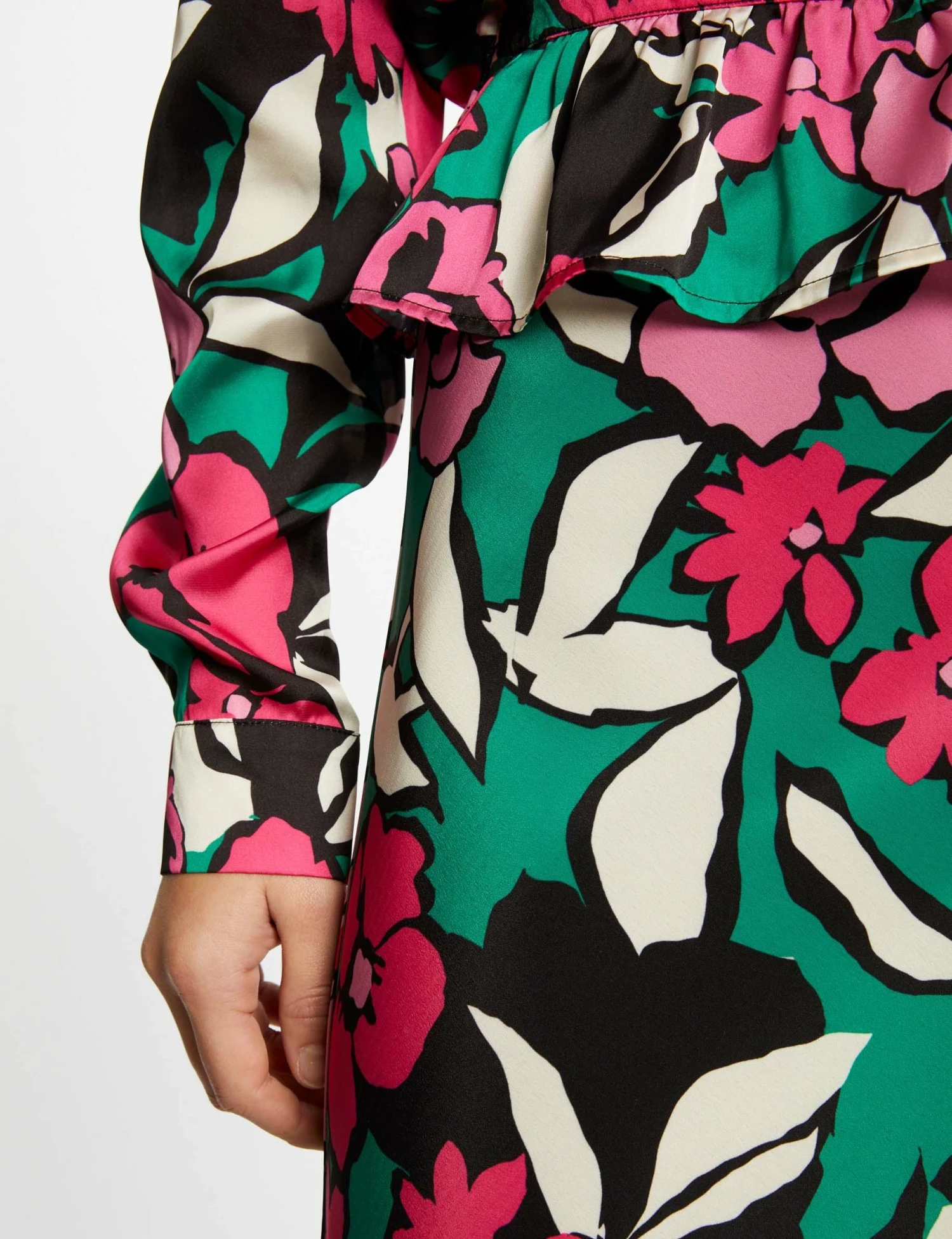 Jupe Trapèze Imprimé Floral Multico Femme – Image 5