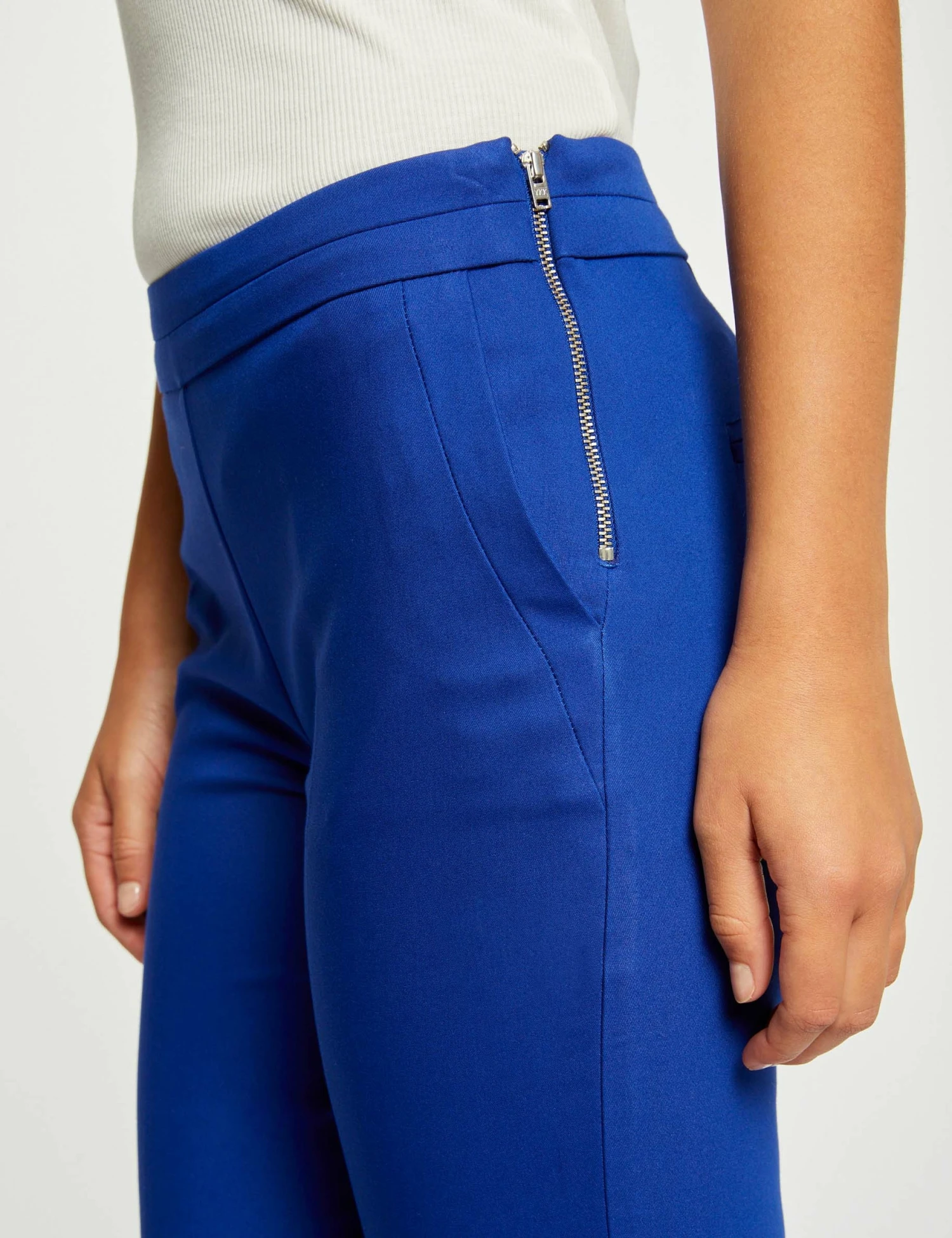 Pantalon Cigarette 7/8ème Bleu Electrique Femme – Image 5