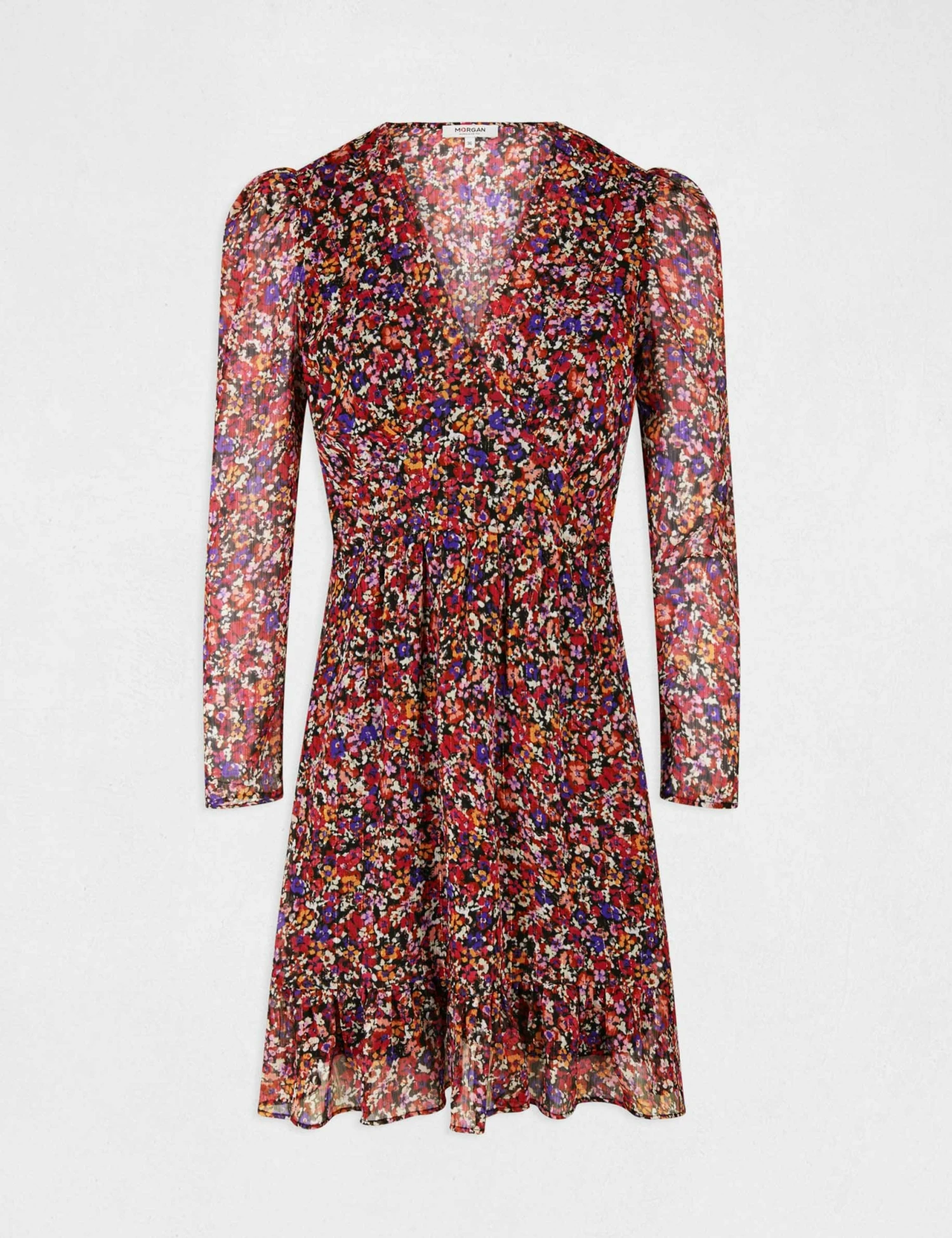 Robe Droite Fluide Imprimé Floral Multico Femme – Image 5