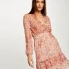 Robe évasée Imprimé Floral Multico Femme