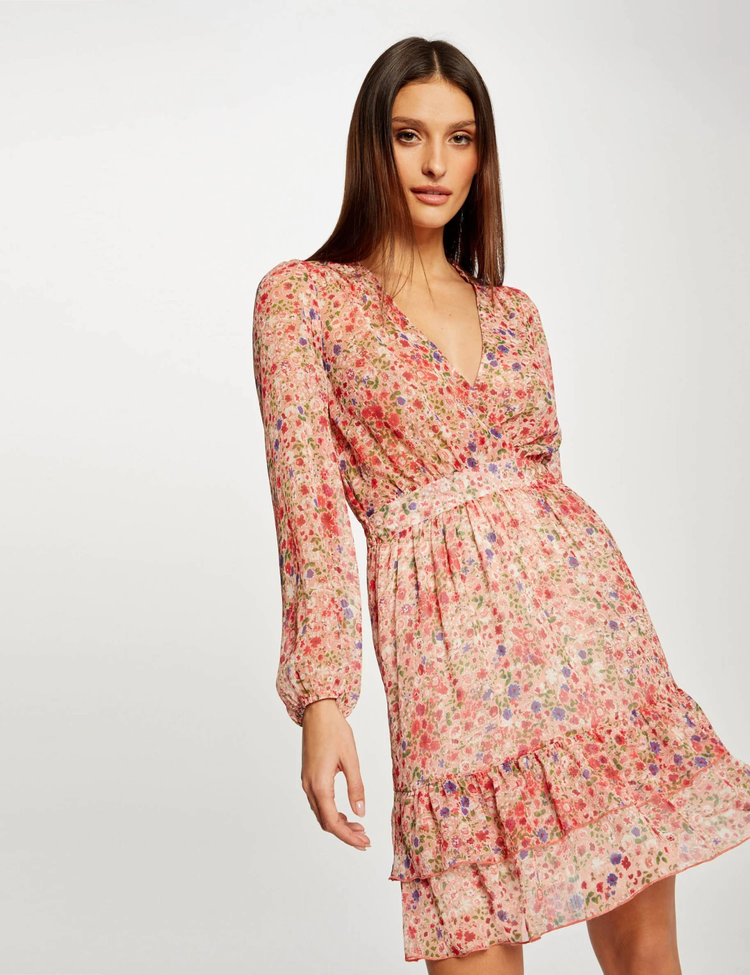 Robe évasée Imprimé Floral Multico Femme
