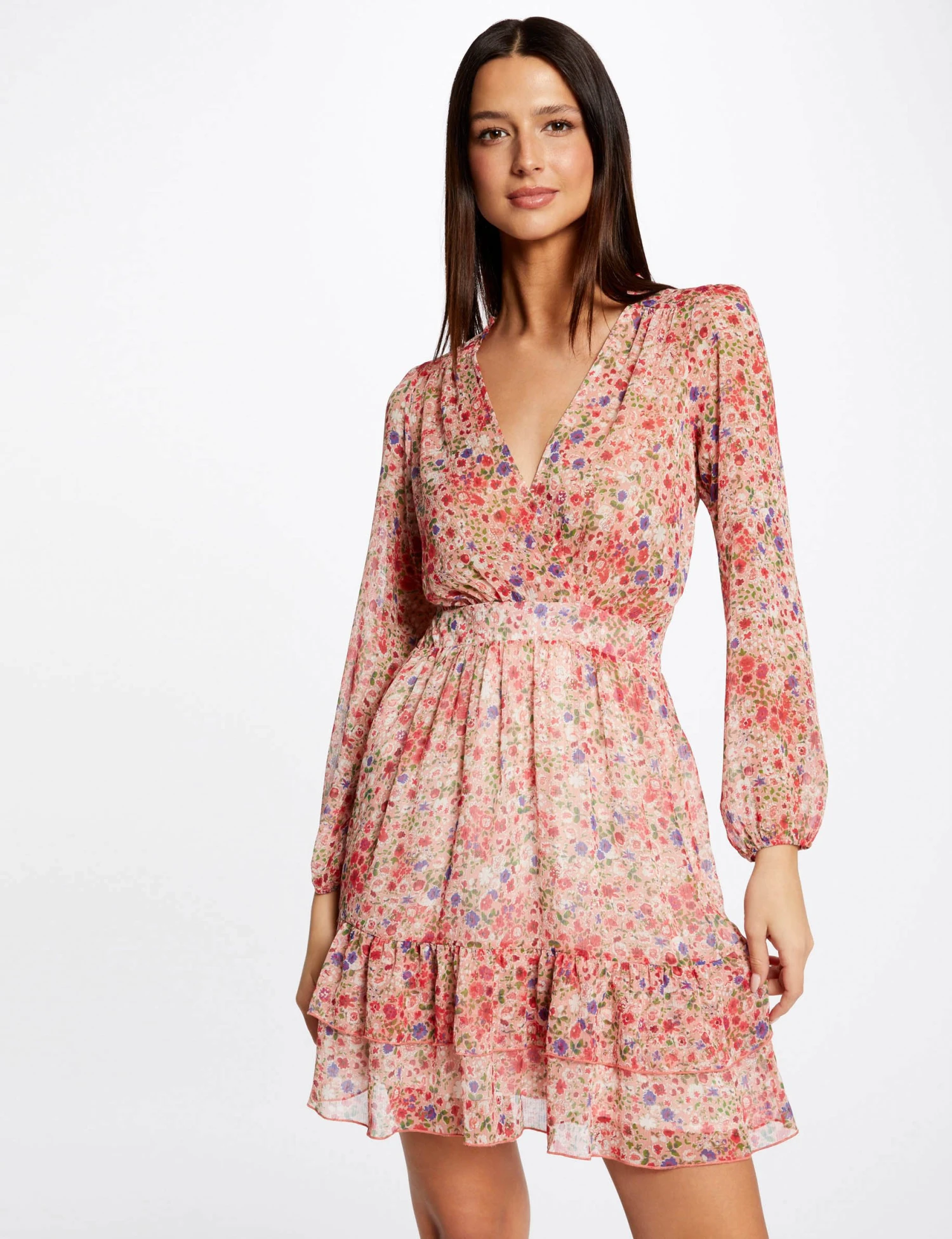 Robe évasée Imprimé Floral Multico Femme – Image 3