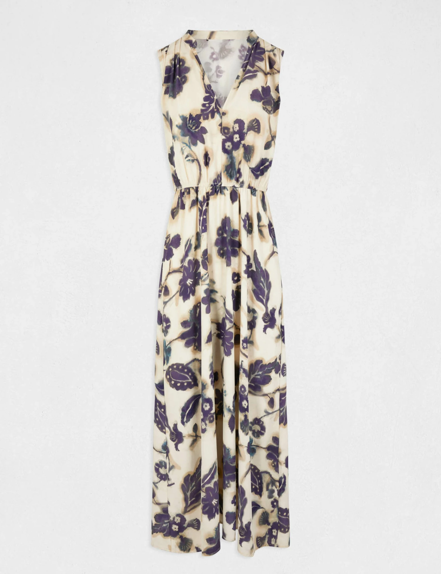 Robe Longue évasée Imprimé Floral Multico Femme – Image 5