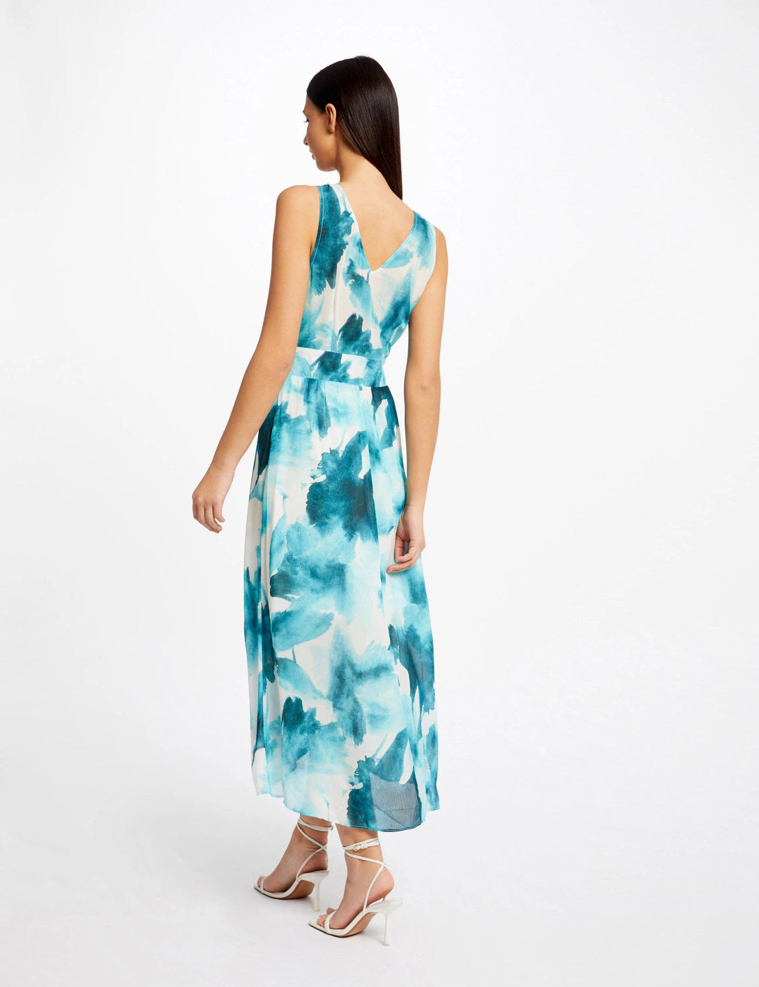 Robe Longue Portefeuille Imprimée Multico Femme – Image 2