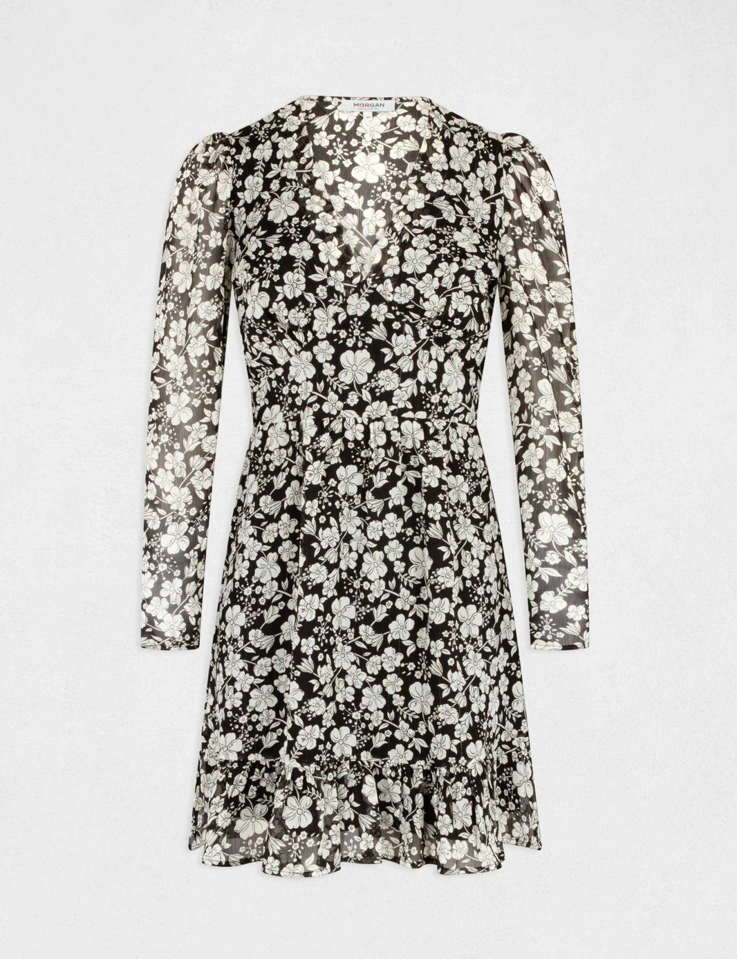 Robe Trapèze Fluide Imprimé Floral Multico Femme – Image 4