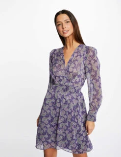 Robe Trapèze Imprimé Cachemire Multico Femme