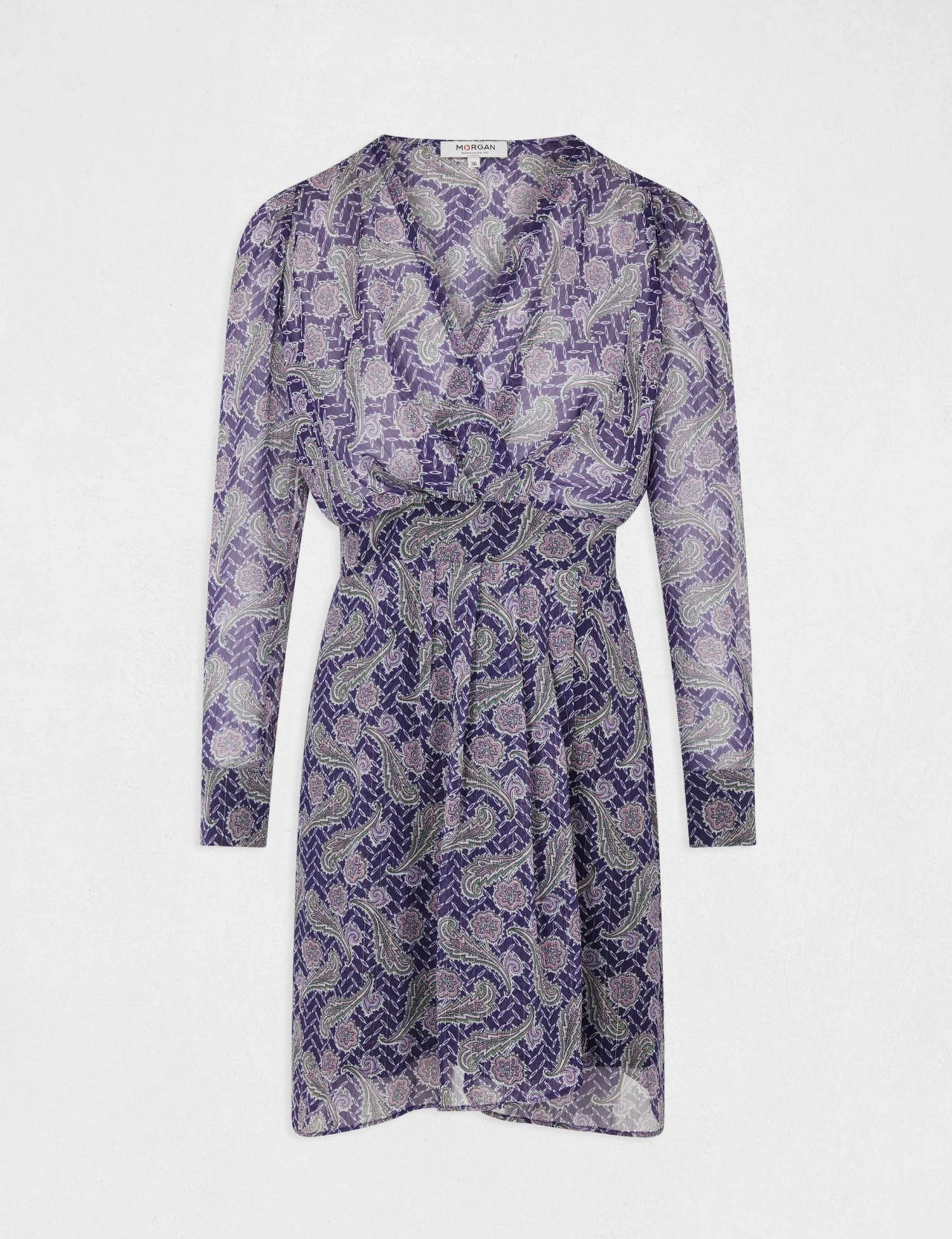 Robe Trapèze Imprimé Cachemire Multico Femme – Image 4