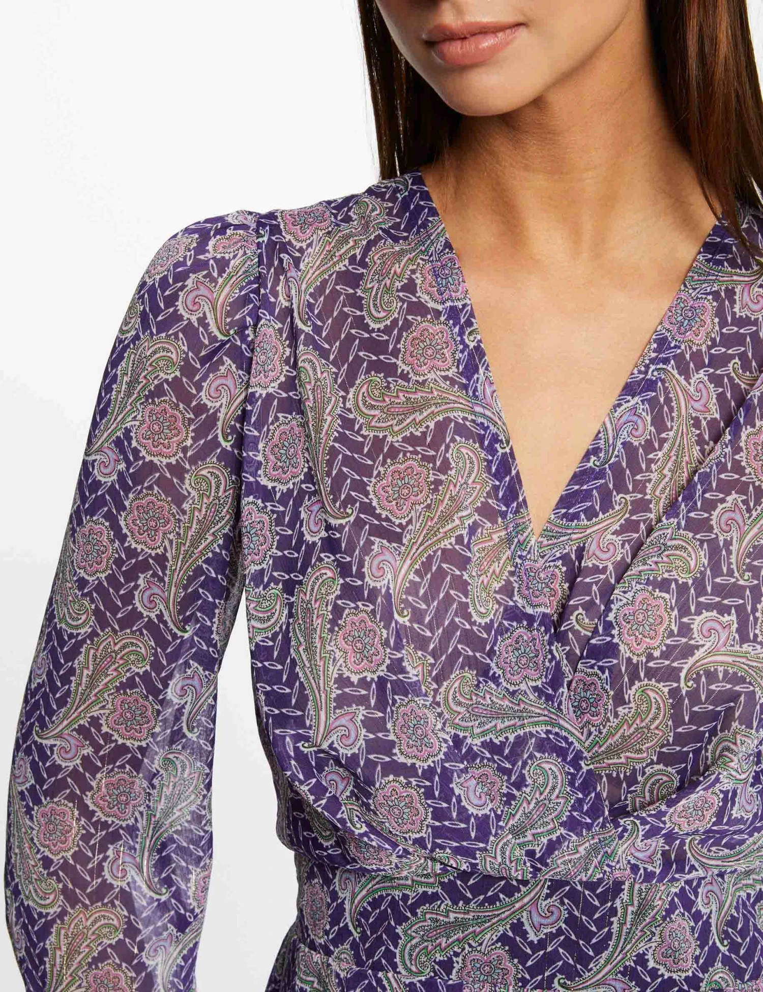 Robe Trapèze Imprimé Cachemire Multico Femme – Image 5