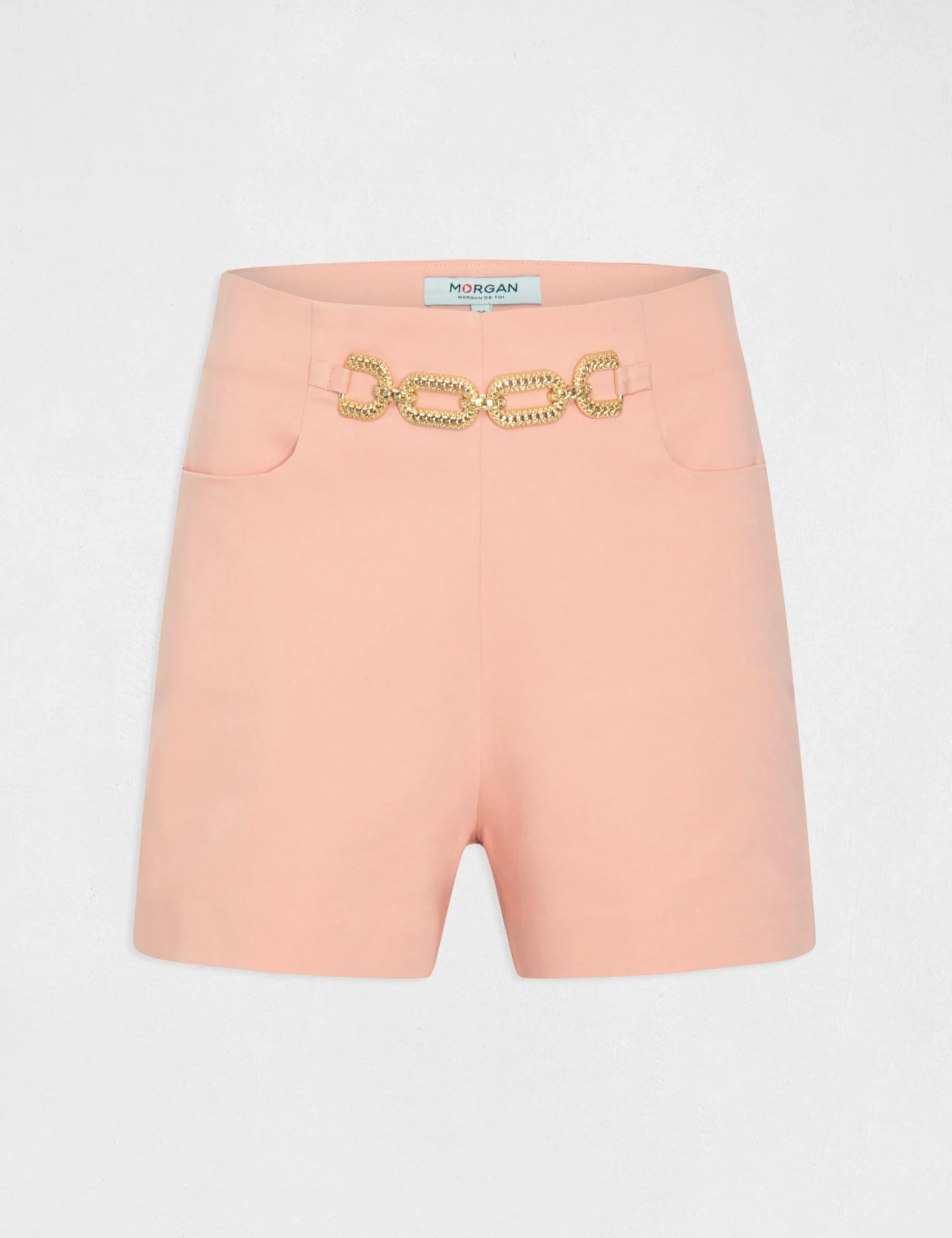 Short City Droit Avec Ornement Rose Moyen Femme – Image 4