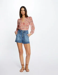 Short Mom Taille Haute En Jean Jean Stone Femme