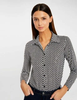 T-shirt Ă Manches 3/4 Multico Femme