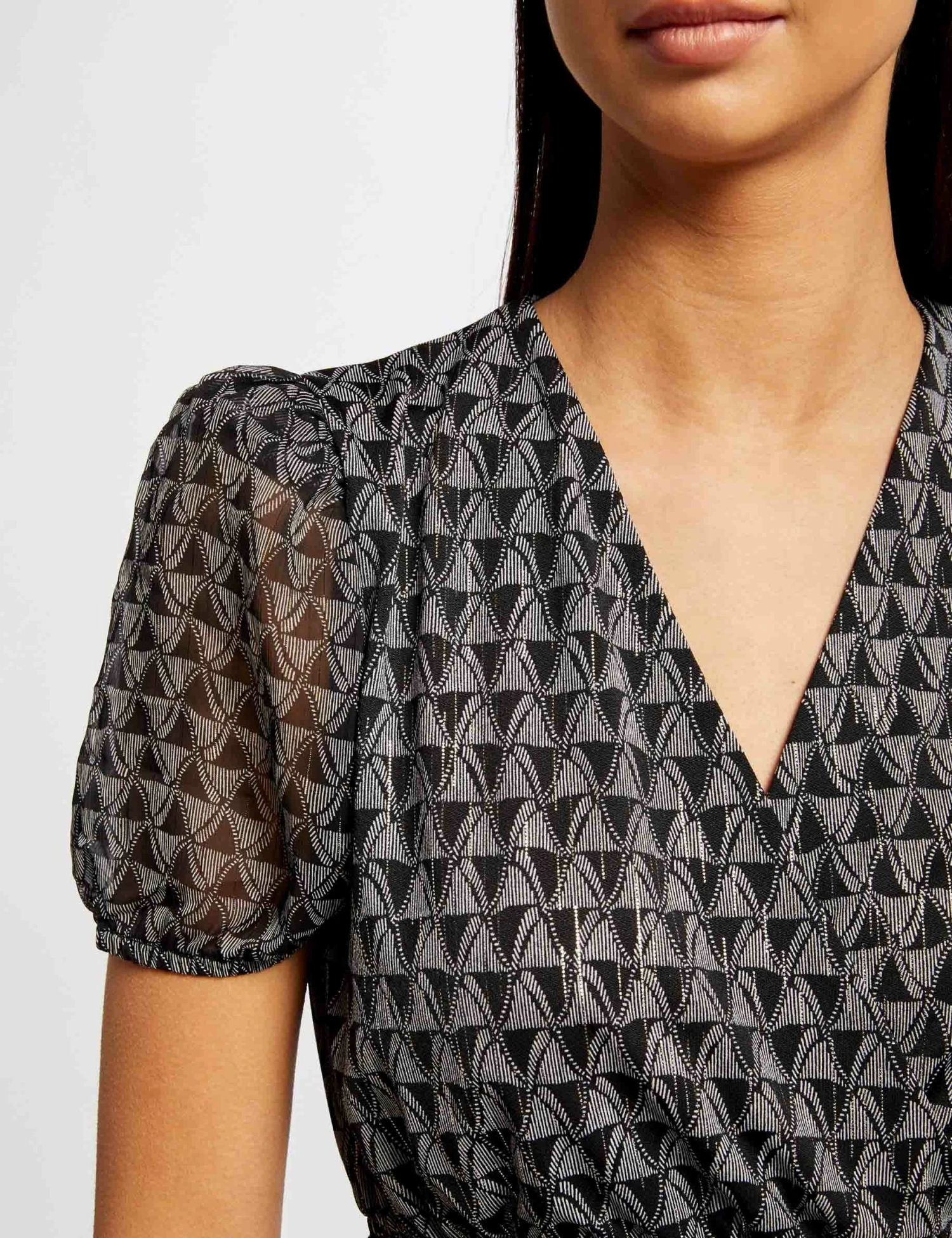 T-shirt Manches Courtes Ballons Imprimé Multico Femme – Image 5