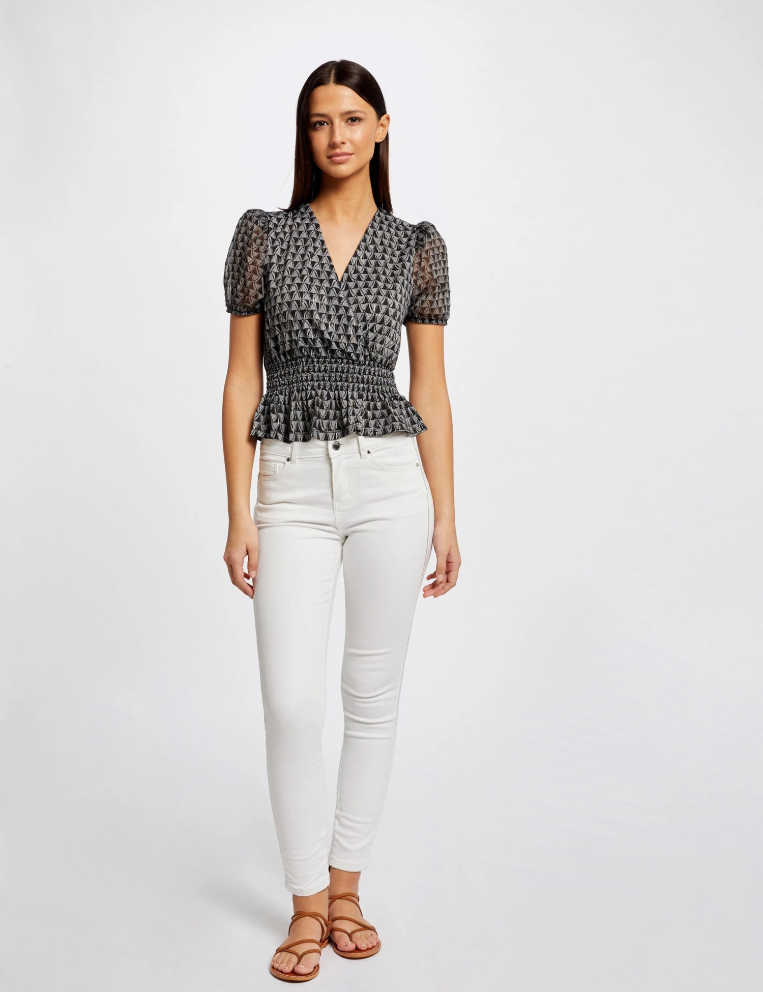 T-shirt Manches Courtes Ballons Imprimé Multico Femme – Image 3