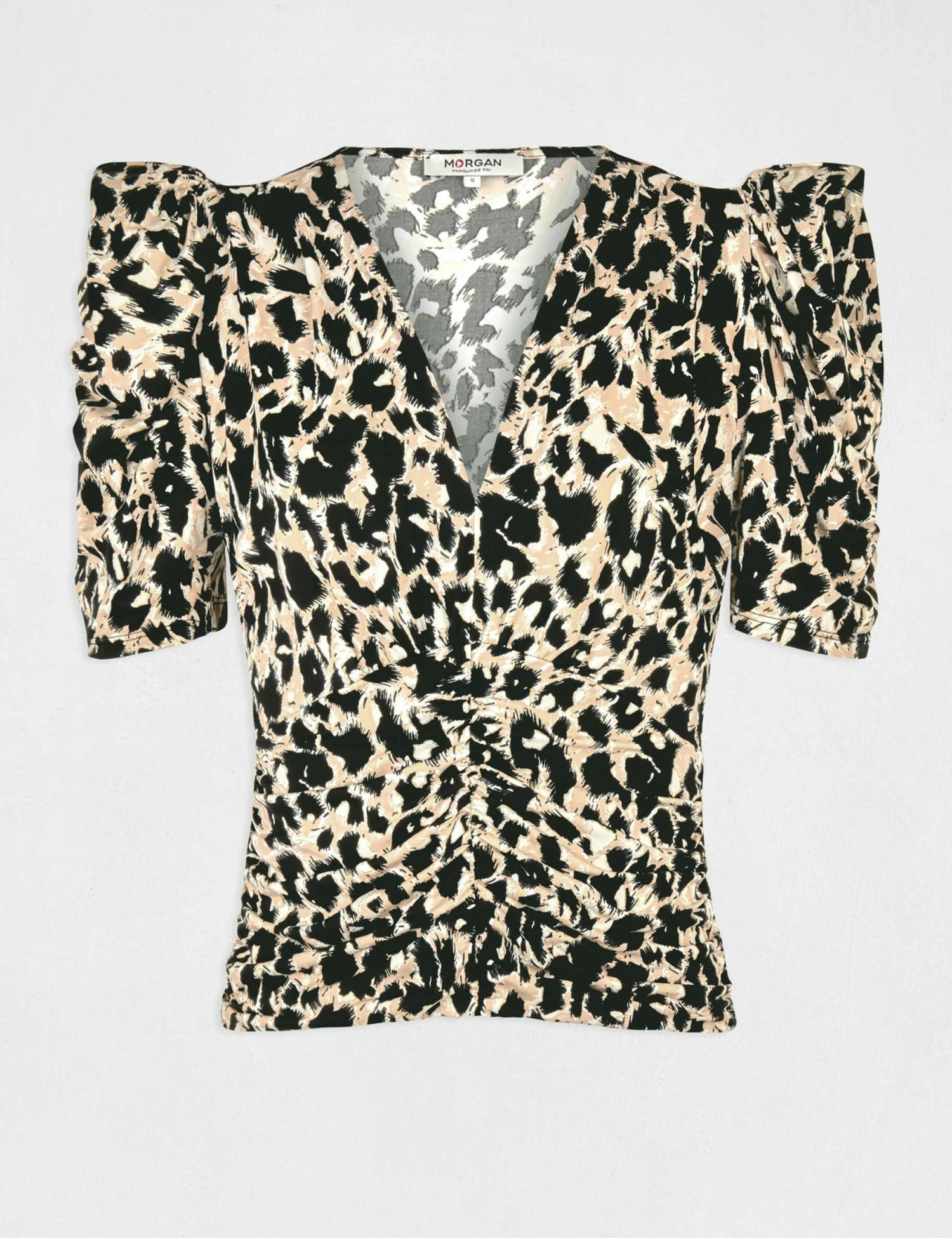 T-shirt Manches Courtes Imprimé Multico Femme – Image 4