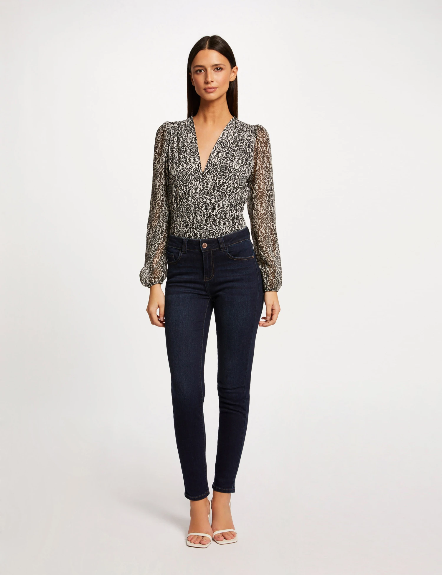 T-shirt Manches Longues Imprimé Multico Femme – Image 3